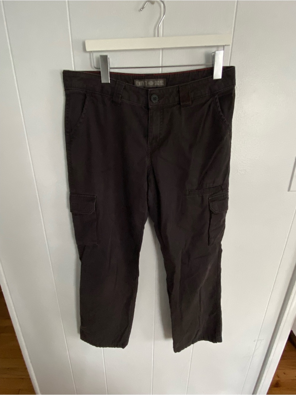 Dickies Brown Cargo Pants with Side Pockets